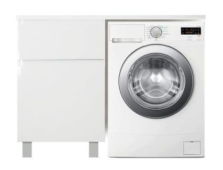 Напольная тумба под раковину Эстет Dallas Luxe ФР-00001964 Л/П 110см два ящика белый